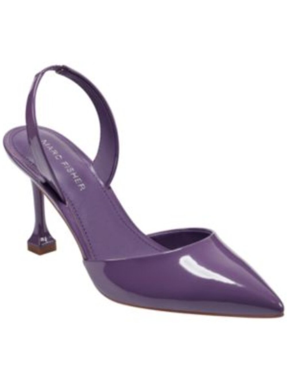 MARC FISHER Purple Slingback Patent Leather Pumps Size 6.5